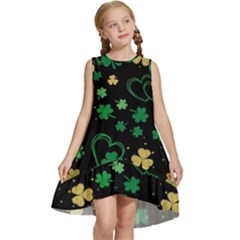 Clovers Flowers Clover Pat Kids  Frill Swing Dress by Ravend