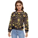 Mushroom Fungus Gold Psychedelic Women s Long Sleeve Raglan Tee View1