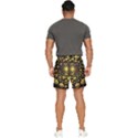 Mushroom Fungus Gold Psychedelic Men s Runner Shorts View4