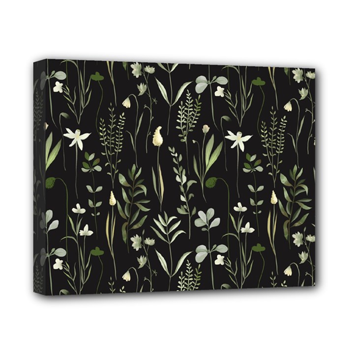 Plants Floral Art Pattern Design Canvas 10  x 8  (Stretched)