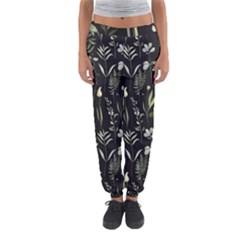 Plants Floral Art Pattern Design Women s Jogger Sweatpants by Ravend