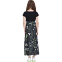 Plants Floral Art Pattern Design Kids  Flared Maxi Skirt View2