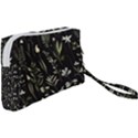 Plants Floral Art Pattern Design Wristlet Pouch Bag (Small) View2