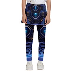 Digital Technology Kids  Skirted Pants by Ravend