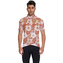 Flowers Petals Leaves Floral Print Men s Short Sleeve Cycling Jersey by Ravend