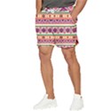 Unique Pattern Design Vintage Retro Art Men s Runner Shorts View3