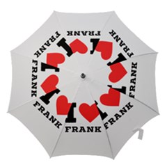 I Love Frank Hook Handle Umbrellas (large) by ilovewhateva