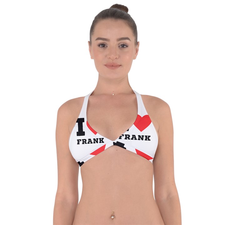 I love frank Halter Neck Bikini Top