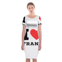 I Love Frank Classic Short Sleeve Midi Dress by ilovewhateva