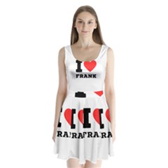 I Love Frank Split Back Mini Dress  by ilovewhateva