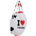 I love frank Giant Round Zipper Tote View3