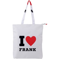 I Love Frank Double Zip Up Tote Bag by ilovewhateva