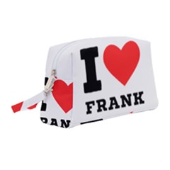 I Love Frank Wristlet Pouch Bag (medium) by ilovewhateva