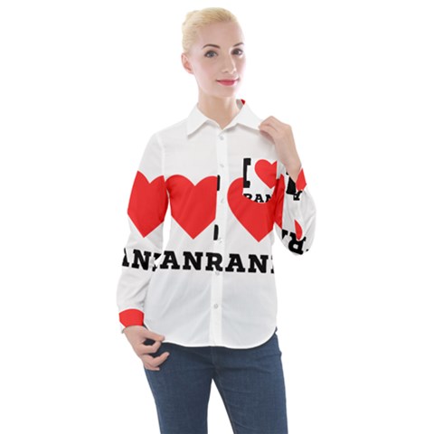 I Love Frank Women s Long Sleeve Pocket Shirt by ilovewhateva