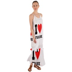 I Love Frank Cami Maxi Ruffle Chiffon Dress by ilovewhateva