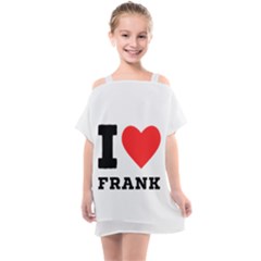 I Love Frank Kids  One Piece Chiffon Dress by ilovewhateva