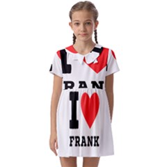 I Love Frank Kids  Asymmetric Collar Dress by ilovewhateva