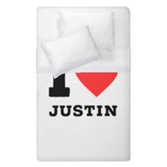 I Love Justin Duvet Cover (single Size) by ilovewhateva