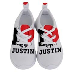 I Love Justin Running Shoes by ilovewhateva