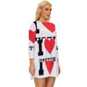 I love justin Long Sleeve Babydoll Dress View3