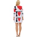 I love justin Long Sleeve Babydoll Dress View4