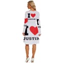 I love justin Long Sleeve Dress With Pocket View4