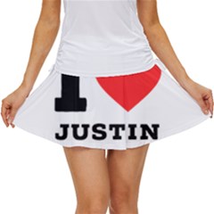 I Love Justin Women s Skort by ilovewhateva