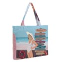 Vacation On The Ocean Zipper Medium Tote Bag View2