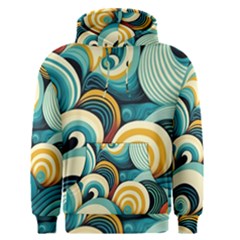 Waves Ocean Sea Abstract Whimsical (1) Men s Core Hoodie