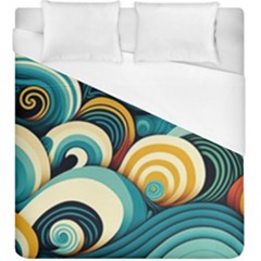 Waves Ocean Sea Abstract Whimsical (1) Duvet Cover (king Size)