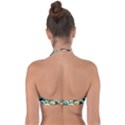 Waves Ocean Sea Abstract Whimsical (1) Halter Bandeau Bikini Top View2