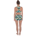 Waves Ocean Sea Abstract Whimsical (1) Racerback Boyleg Bikini Set View2