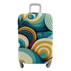 Waves Ocean Sea Abstract Whimsical (1) Luggage Cover (small) by Jancukart