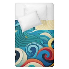 Waves Ocean Sea Abstract Whimsical (2) Duvet Cover Double Side (single Size)