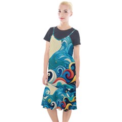 Waves Ocean Sea Abstract Whimsical (2) Camis Fishtail Dress