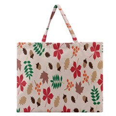 Autumn-5 Zipper Large Tote Bag by nateshop