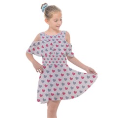 Background-101 Kids  Shoulder Cutout Chiffon Dress by nateshop