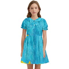 Background-107 Kids  Bow Tie Puff Sleeve Dress by nateshop