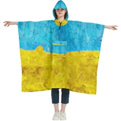 Background-107 Women s Hooded Rain Ponchos