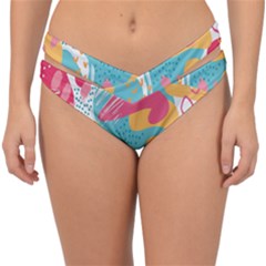 Background-109 Double Strap Halter Bikini Bottoms