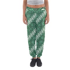 Batik-green Women s Jogger Sweatpants by nateshop