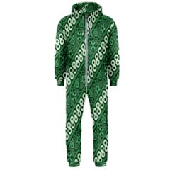 Batik-green Hooded Jumpsuit (men) by nateshop