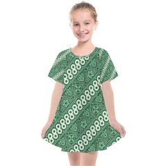 Batik-green Kids  Smock Dress by nateshop