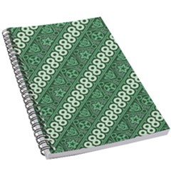 Batik-green 5 5  X 8 5  Notebook by nateshop