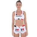 I love gregory Racerback Boyleg Bikini Set View1