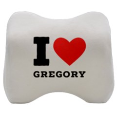 I Love Gregory Velour Head Support Cushion by ilovewhateva