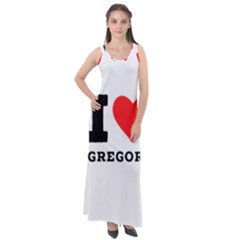 I Love Gregory Sleeveless Velour Maxi Dress by ilovewhateva