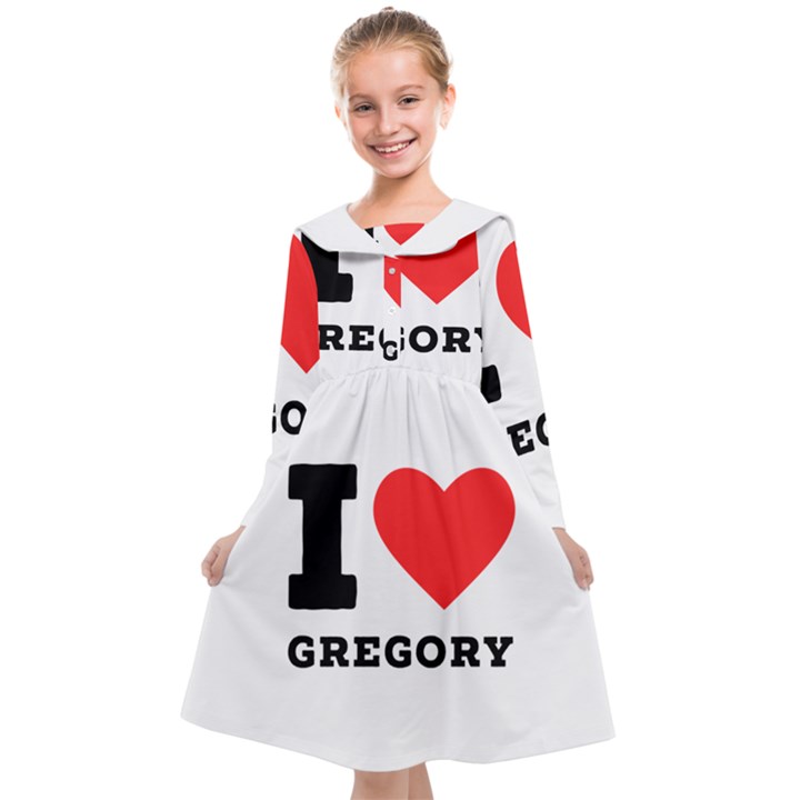 I love gregory Kids  Midi Sailor Dress