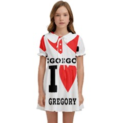 I Love Gregory Kids  Sweet Collar Dress by ilovewhateva