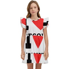 I Love Gregory Kids  Winged Sleeve Dress by ilovewhateva